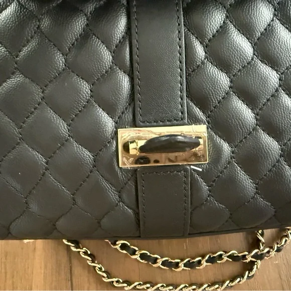 Aspinal of London Black quilted Lottie bag - Picture 3 of 9